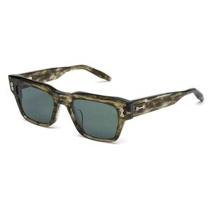 AKONI ‘Columba 50’ Sunglasses in Green Swirl